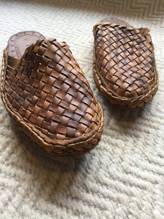 Handmade Woven Mules for Men
