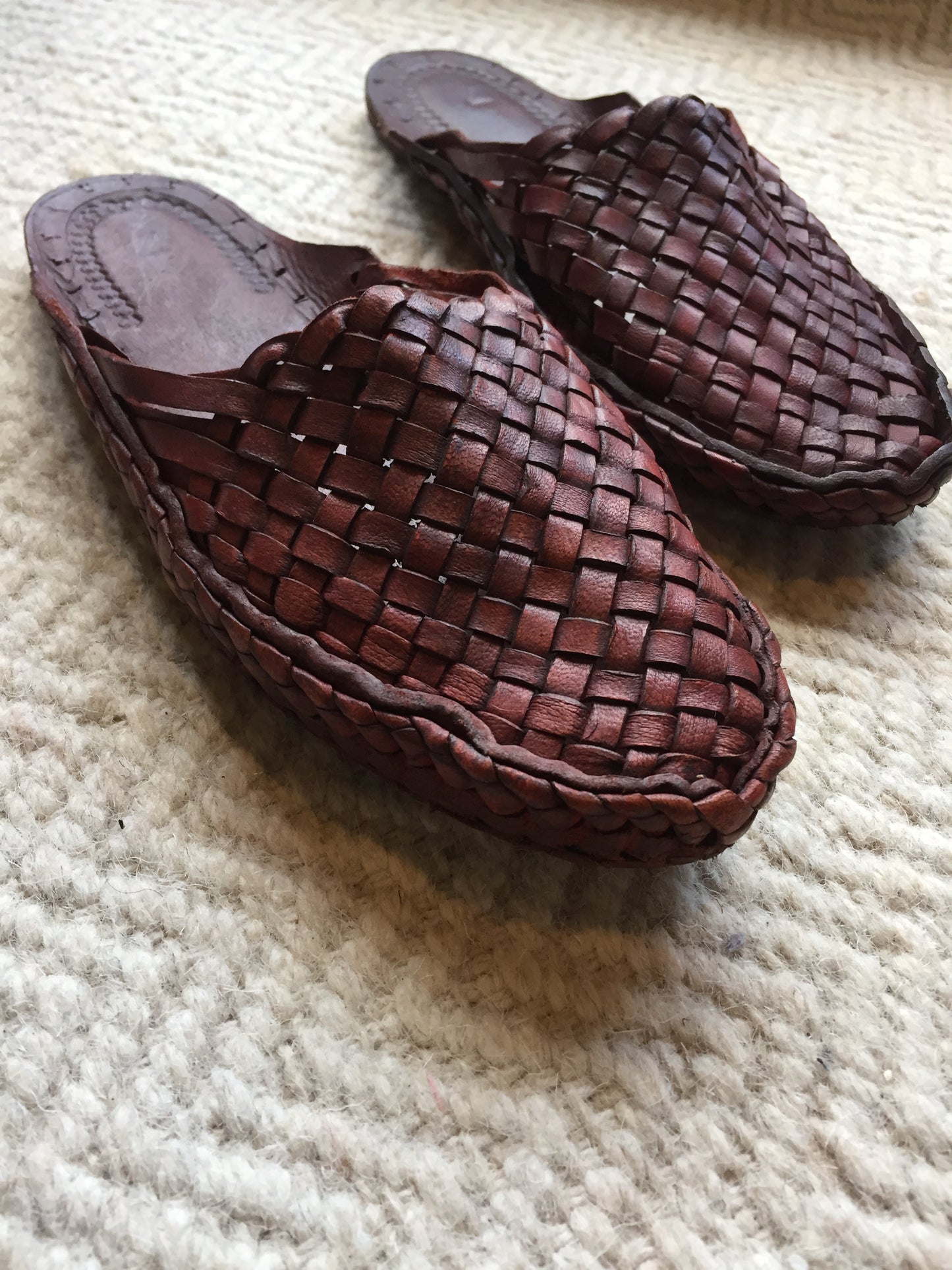Handmade Woven Mules for Men