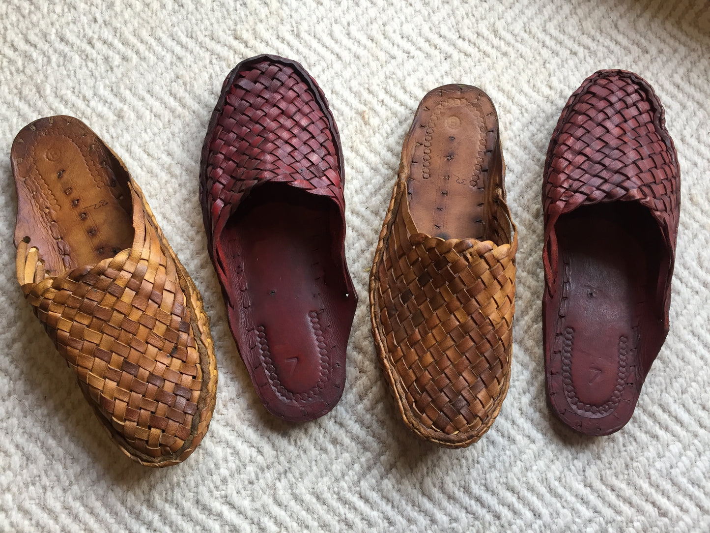 Handmade Woven Mules for Men