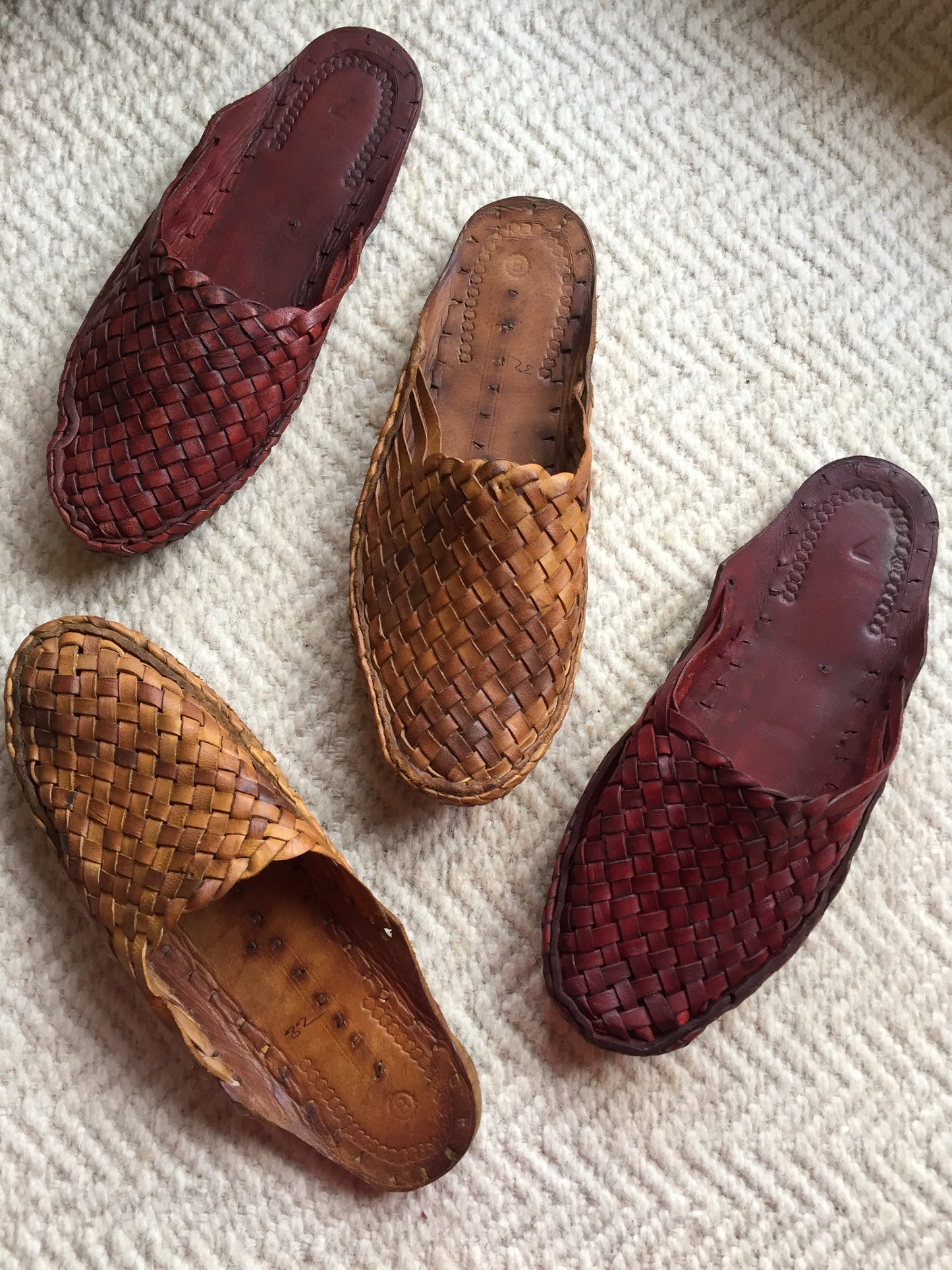 Handmade Woven Mules for Men