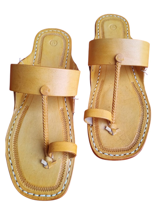 Leather Kolhapuri for women